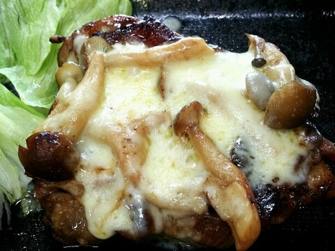 チーズがとろ~り☆照りてり焼きチキン(^^)